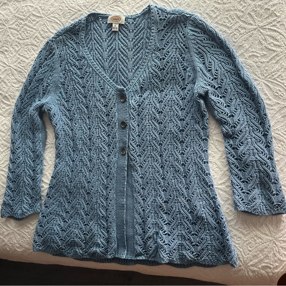 Talbots Blue Knit Women's Sweater